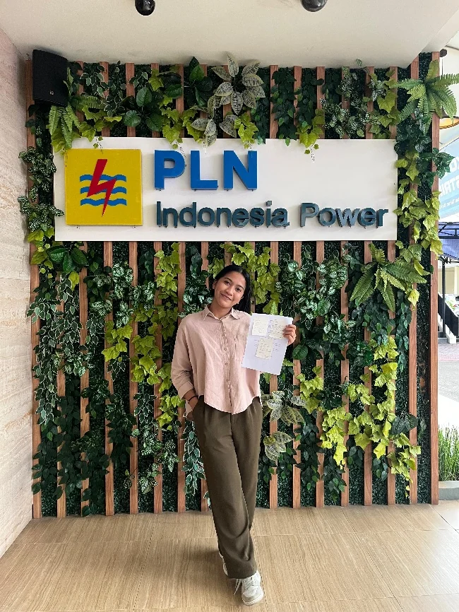Adelia at PT PLN Indonesia Power